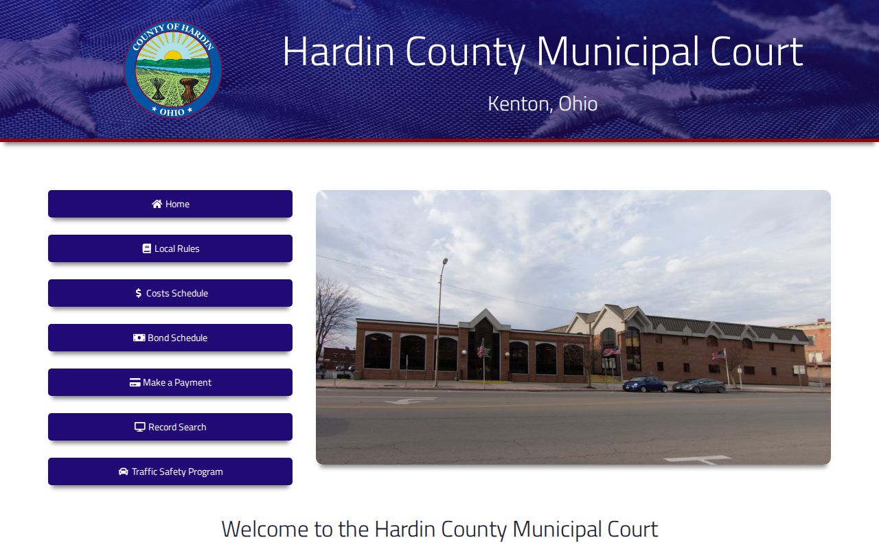 Hardin County court calendar Municipal Court building and clerk location