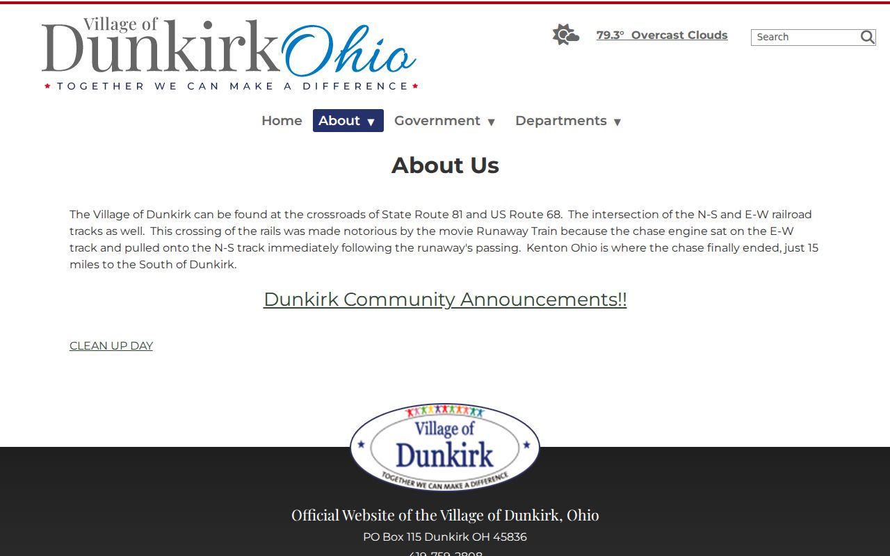 Dunkirk court docket for Hardin County source image for the village crossroads and rail history