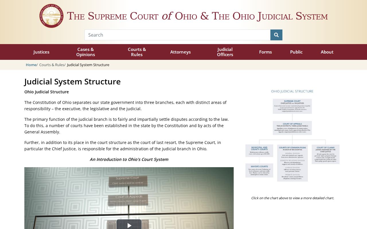 Hardin County court docket context in the Ohio court structure